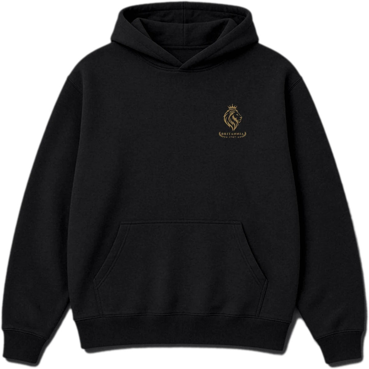 The Union Hoodie in Black & Gold